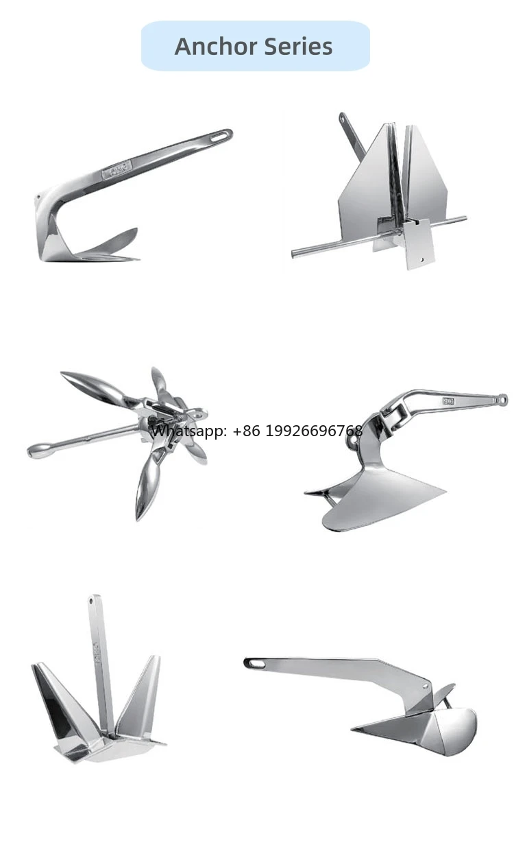 

Top Quality 316 Stainless Steel Boat Anchors with Bruce Anchor Design by Starfish for Replacement Manufacturer