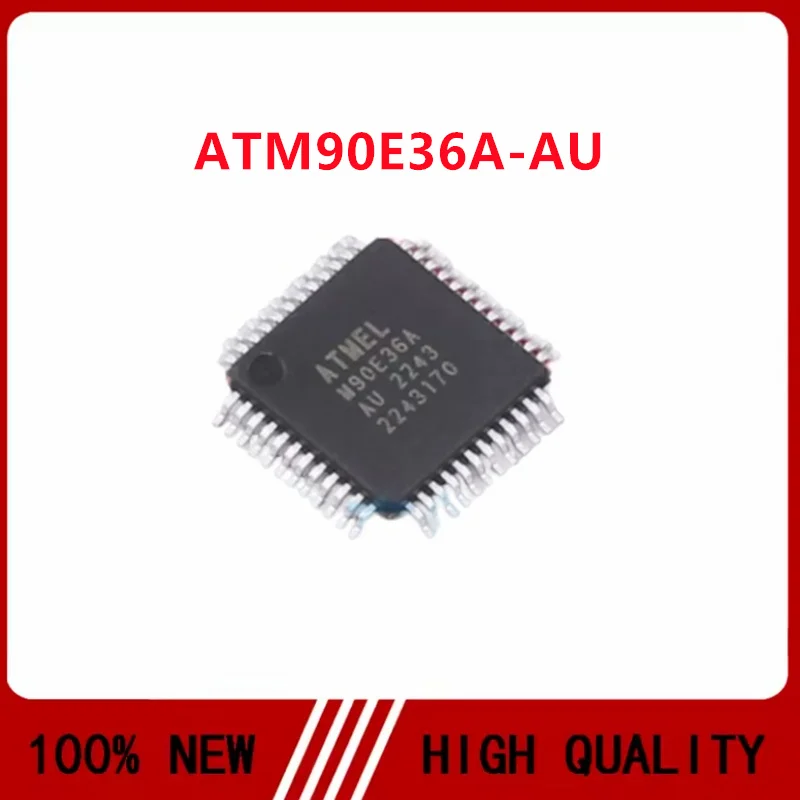 5PCS/LOT ATM90E36A-AU M90E36A ATM90E36A-AU-R TQFP48 Microcontroller chip