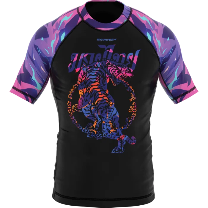 Men Athletic Top, Lightning Camo Warrior Graphic, Milk Silk, Slim Fit, Skin-Friendly, Breathable for Jogging Casual Daily Wear