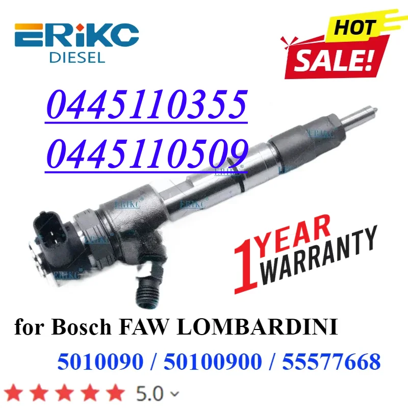 

0445110509 Diesel Pump Full Injector 0445110355 Engine Sprayer Nozzle For FAW LOMBARDINI 5010090 50100900 55577668
