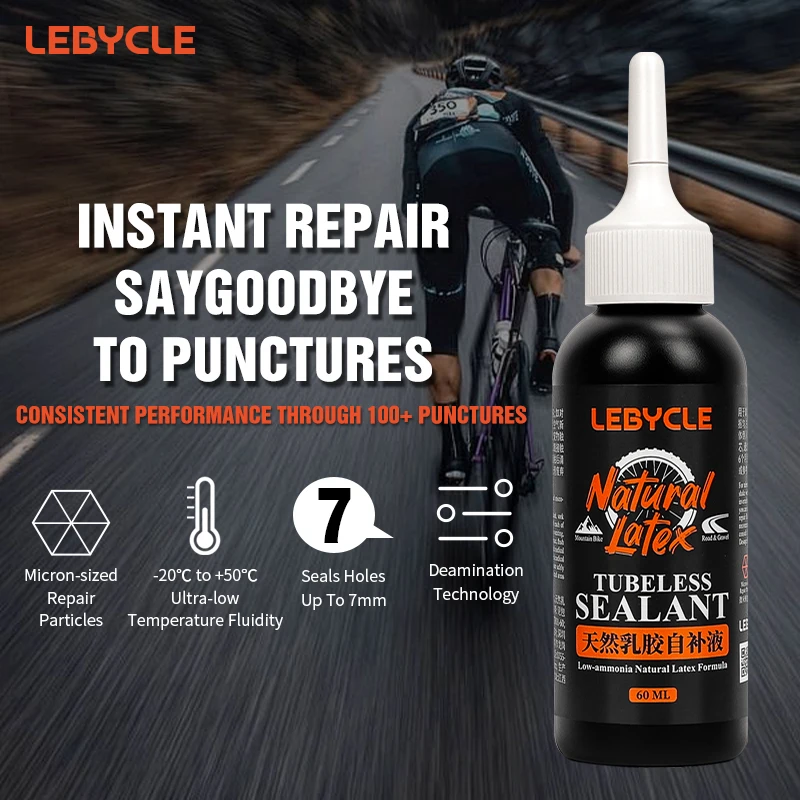 

LEBYCLE Tubeless Tire Sealant For MTB Road Bicycle Tyre Tire Tubulars Repair Kits Mountain Bike Accessories Tire Repair Fluid