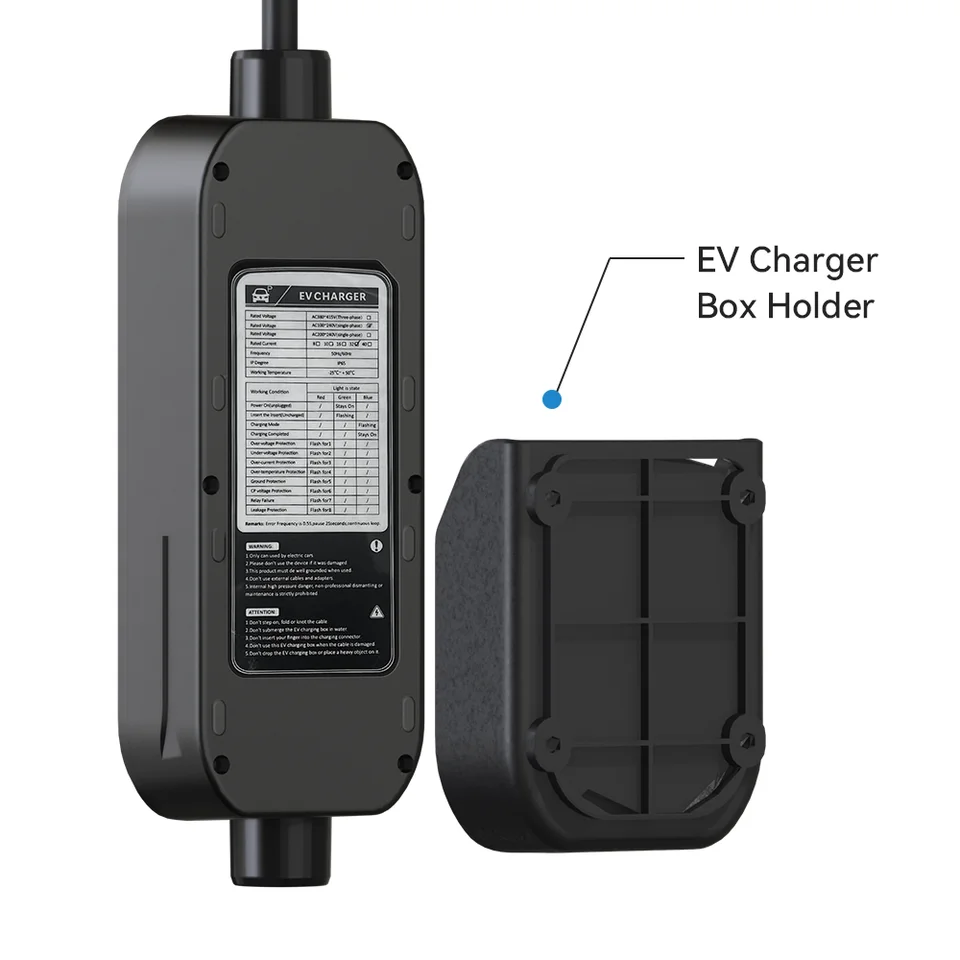 Khons Type2 11KW 16A 3-Phase Portable EVSE EV Charger APP Control