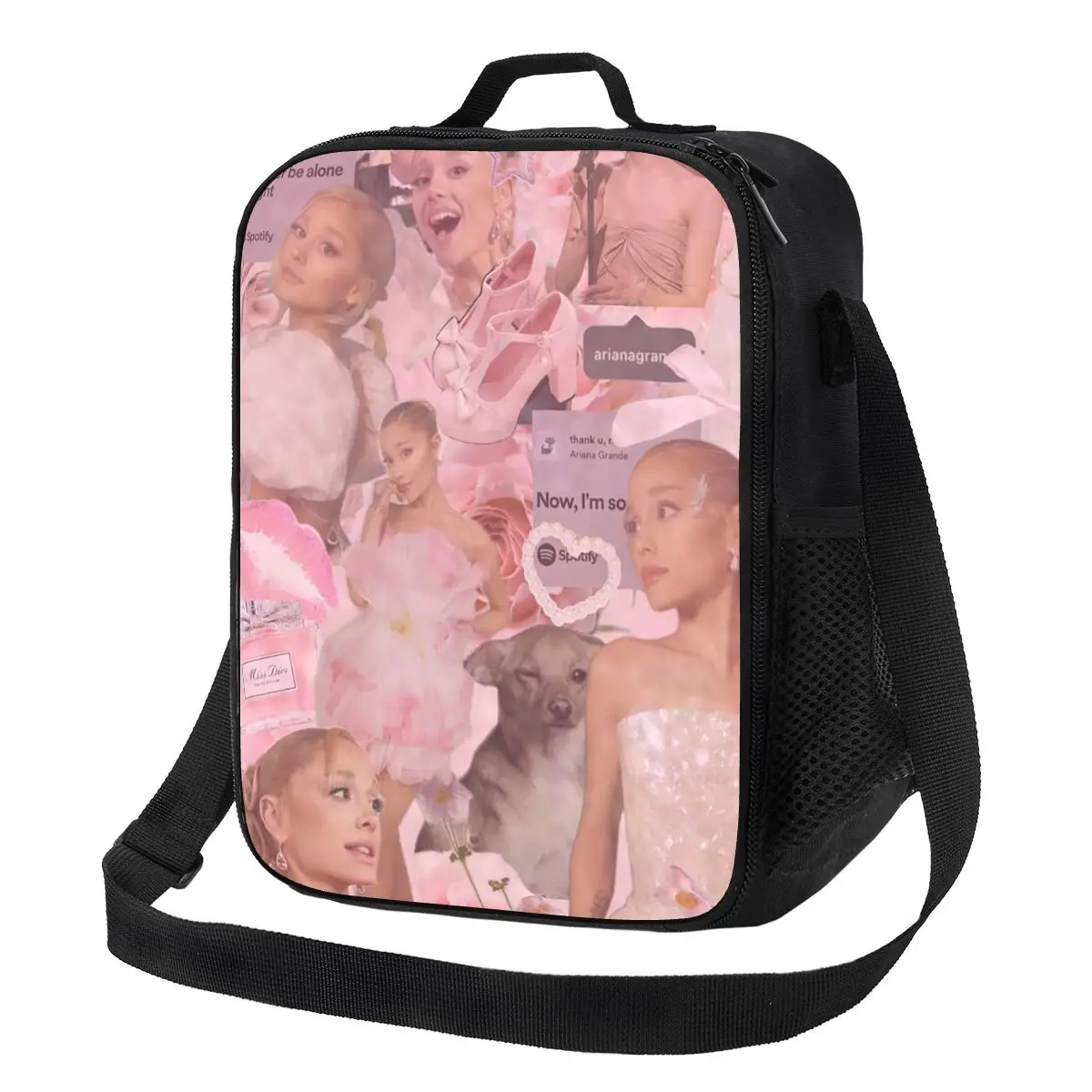 أريانا غراندي المغني أكياس الغداء معزول بينتو صندوق مقاوم للماء حقيبة الغداء مانعة للتسرب نزهة أكياس حقيبة حرارية امرأة الأطفال العمل #1