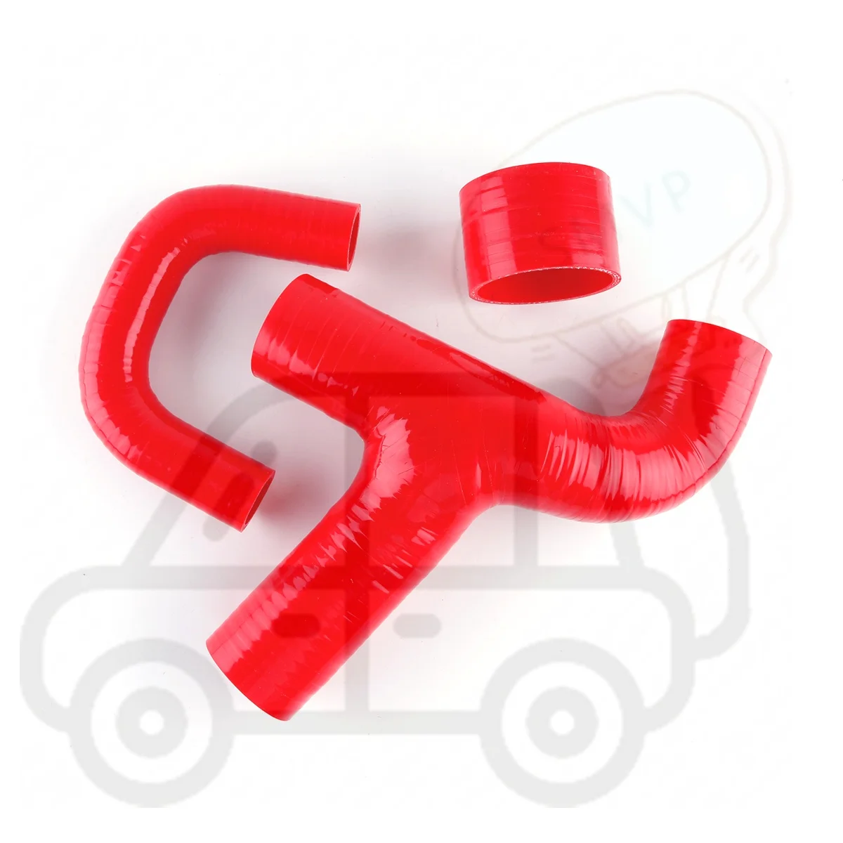 3 قطعة ل 2000-2008 سوبارو امبريز GDB GDA WRX STI EJ20 2.0L توربو الإصدار 7/8/9 اكسسوارات السيارات سيليكون المبرد خرطوم المياه 4PLY