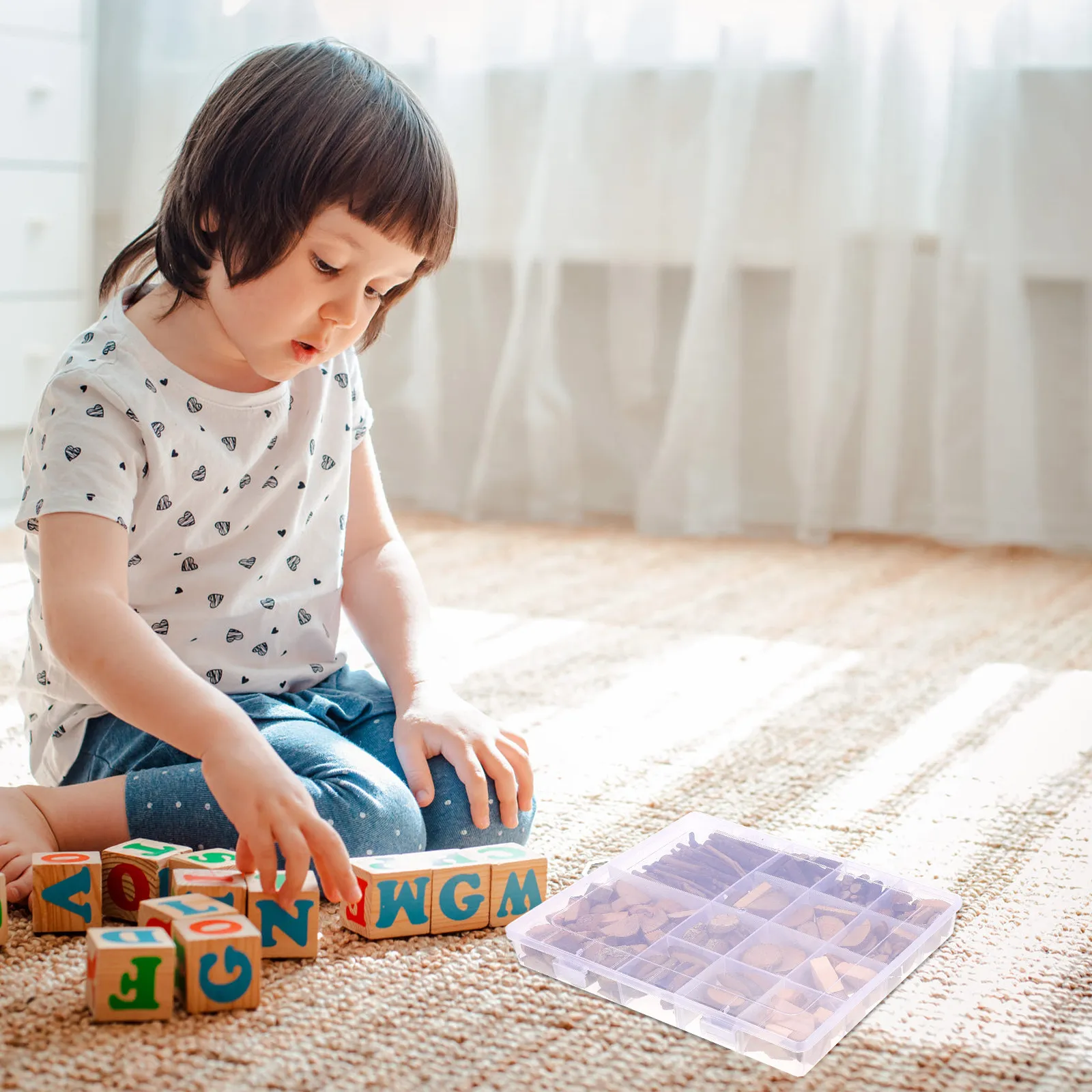 

Набор для творчества из натуральных деревянных спилов: развивающий набор для детей, сухие ветки и деревянные заготовки для поделок - учебные материалы