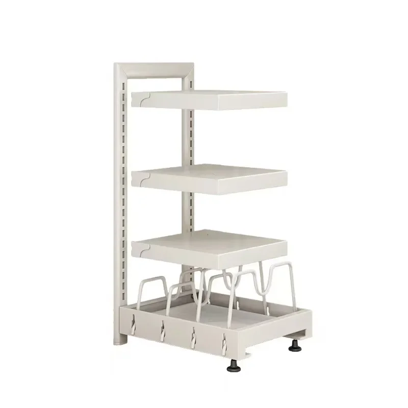 

Kitchen multi-layer pot rack, adjustable, suitable for installation under the sink or cabinet