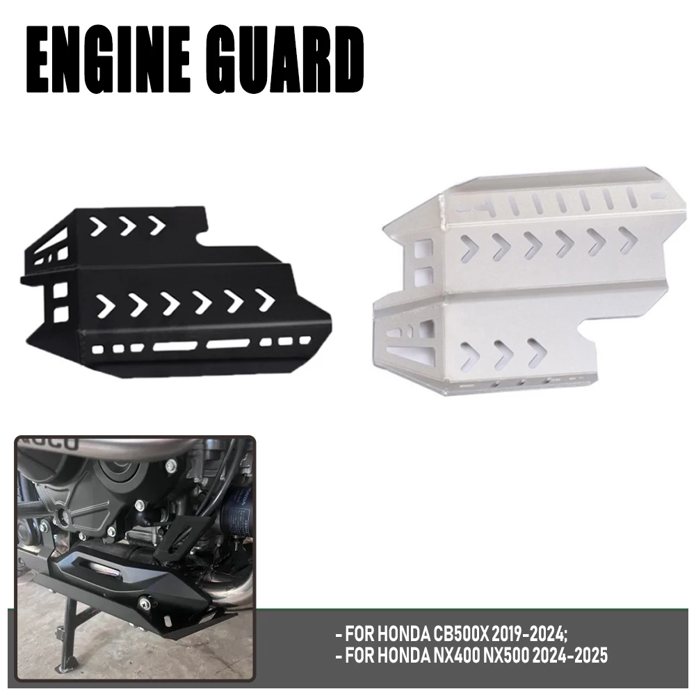 

CB500X NX400 NX500 Motorcycle Engine Chassis Skid Plate Engine Frame Guard Protection Cover For Honda NX400 NX500 2024-2025