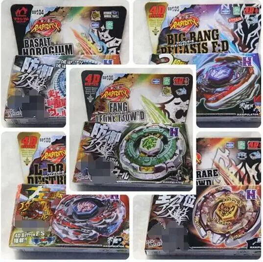 SPINNING TOP Mix 30 Style 24pcs/lot 4D Metal Toys Flight Big Bang
