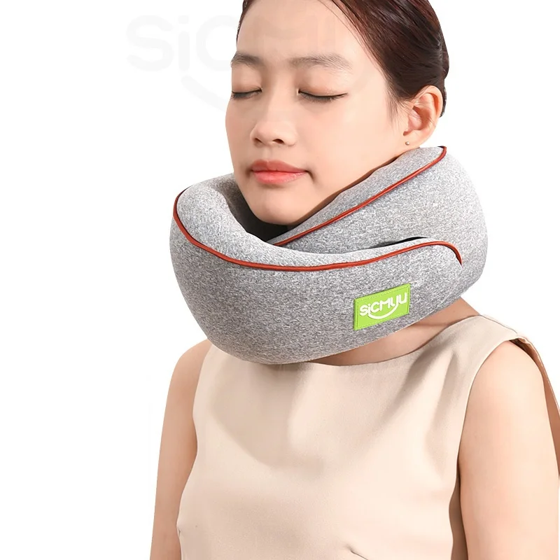 

Travel Pillow Pure Memory Foam Neck Pillow Train Airplane Travel Sleeping Neck Protection Pillow U-shaped Neck Support Pillow