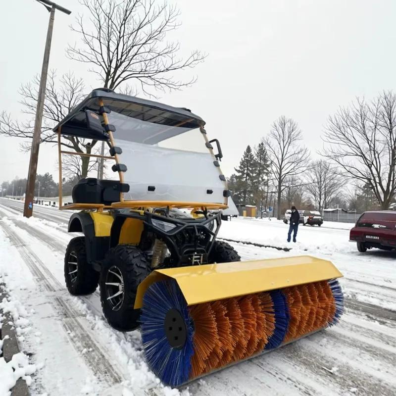 Customized Snow Removal Machine Driving Snowplow Type Snow Sweeper Multi Functional Sweeper