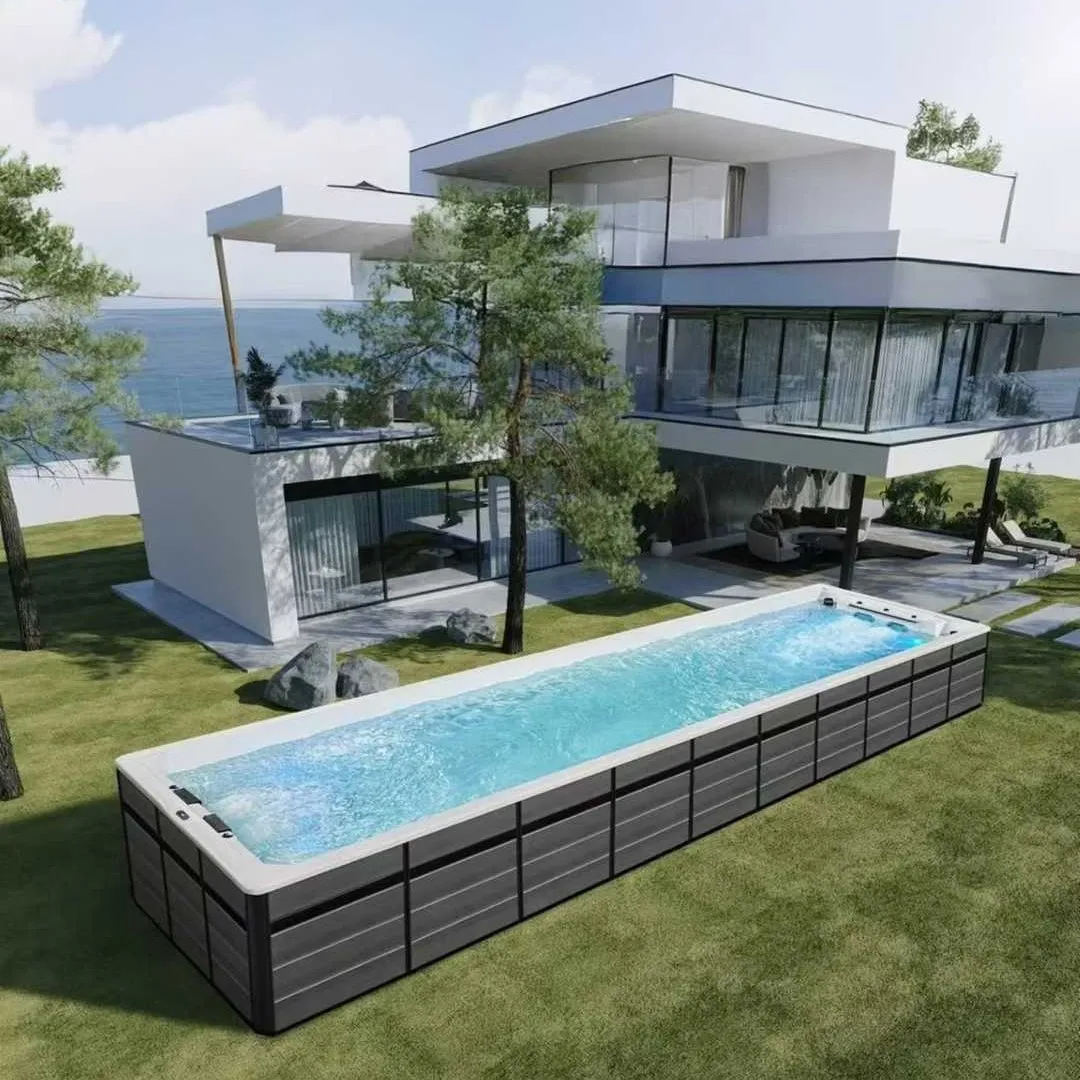 intelligent constant temperature infinity pool small integrated acryli family
