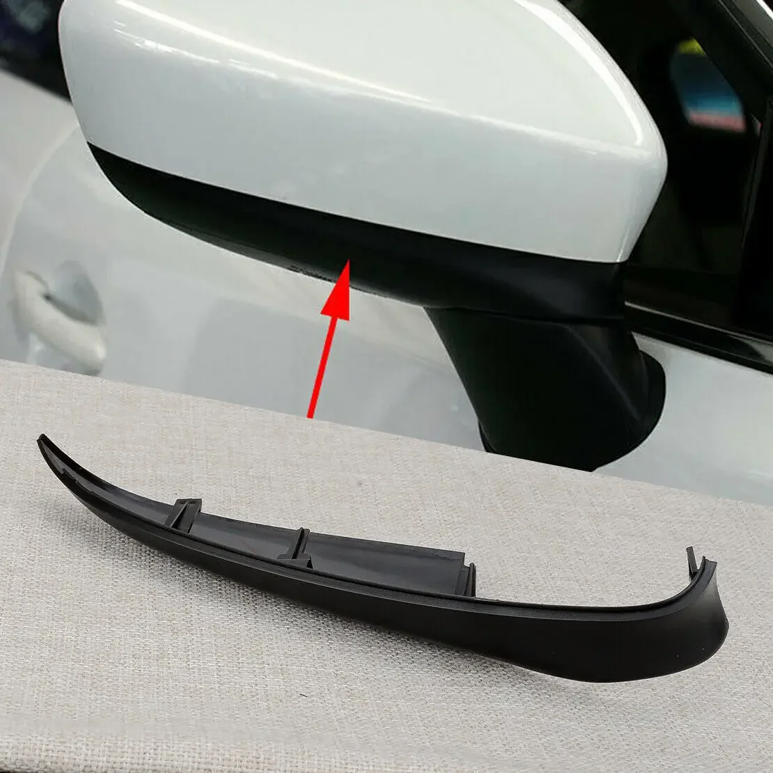 Right Passenger Side Rearview Mirror Lower Cover Trim for Mazda 6 Atenza 13-16
