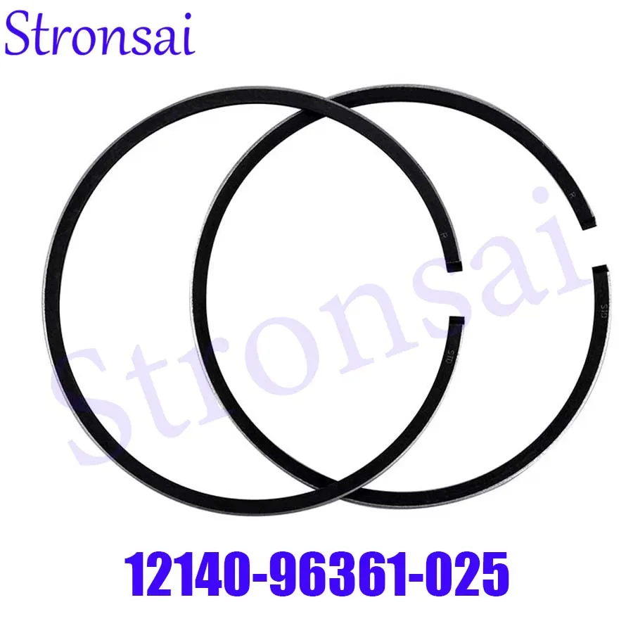 

12140-96361-025 Piston Ring Set 71.25mm for SUZUKI Outboard Motor 2T DT20 DT25 DT30 Boat Engine Parts +0.25mm
