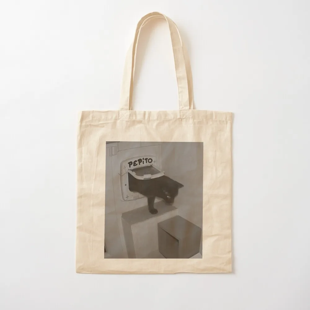 

Pepito is back home Tote Bag Woman shopper bag custom canvas bags Canvas