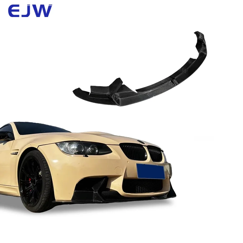 

Для BMW M3 E92 (2009-2013) — Высококачественная карбоновая передняя накладка/сплиттер/губа на бампер, нижняя губа из карбона