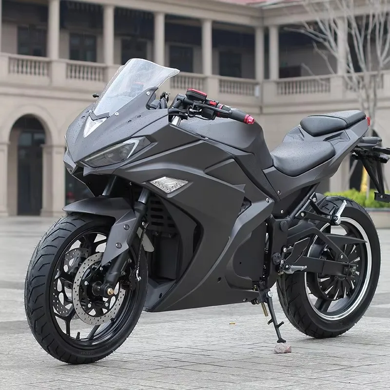 3000W-15000W Electric Racing Motorcycle Scooter 72V Water-Cooled Controller TFT Display Speed 80-180km/h Brembo Calipers