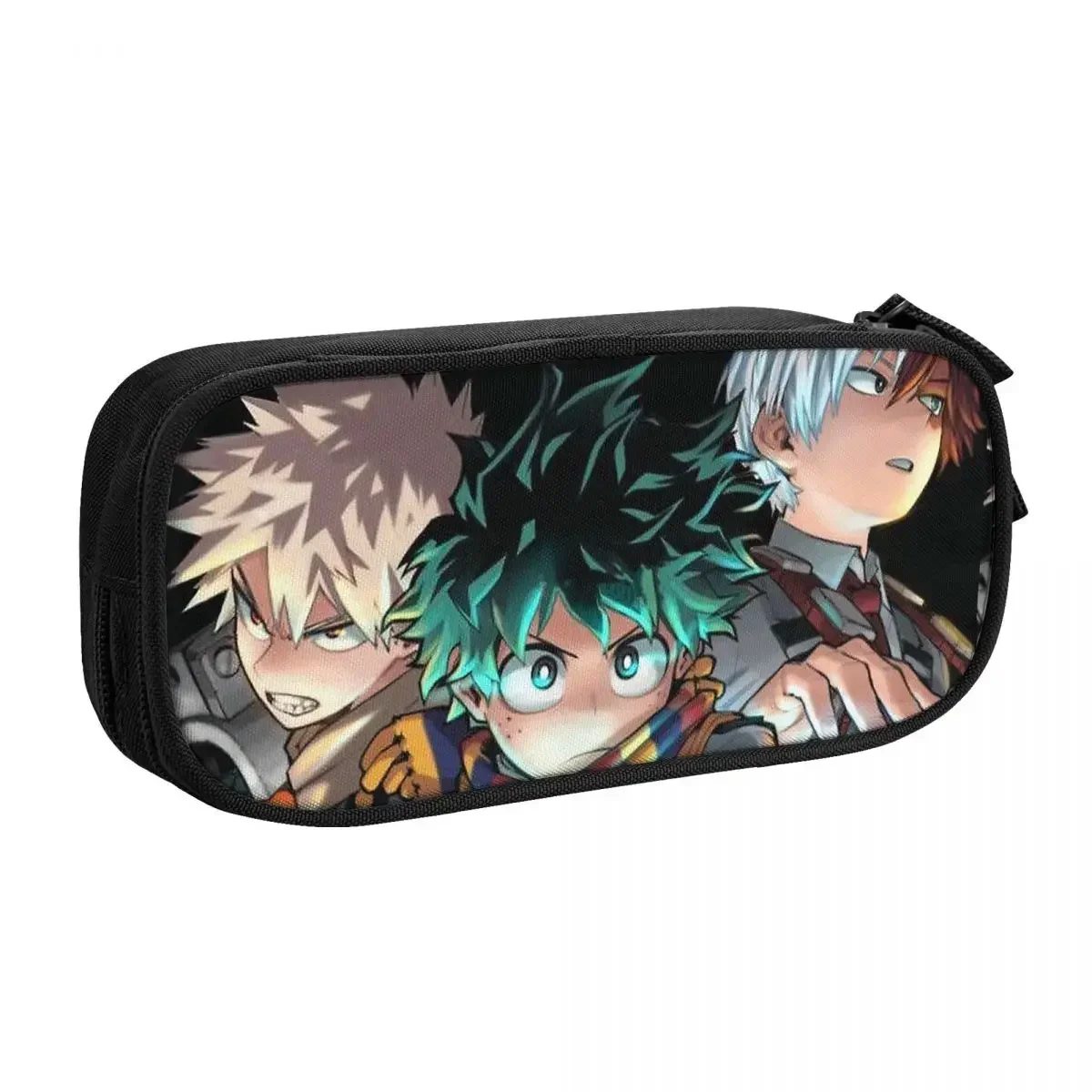 Boku No My Hero Academia Pencil Cases Lovely Win Save Hope Pen Holder Bag Student Large Storage Students School Gift Pencilcases #3