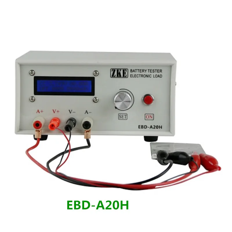 20A Battery Capacity Tester Electronic Load Power Tester Discharge Meter EBD-A20H