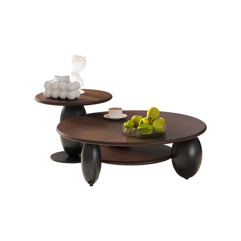 

Coffee table living room home combination new French cream style American medieval light luxury advanced minimalist small