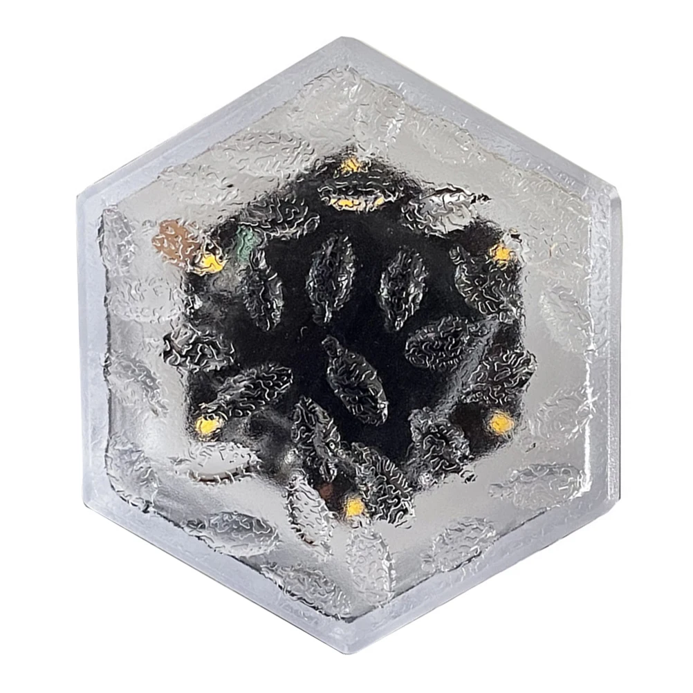 

Decor Solar Floor Tiles Lights Power for Outdoors Ice Cube Brick Lamp Warm Abs Decorative