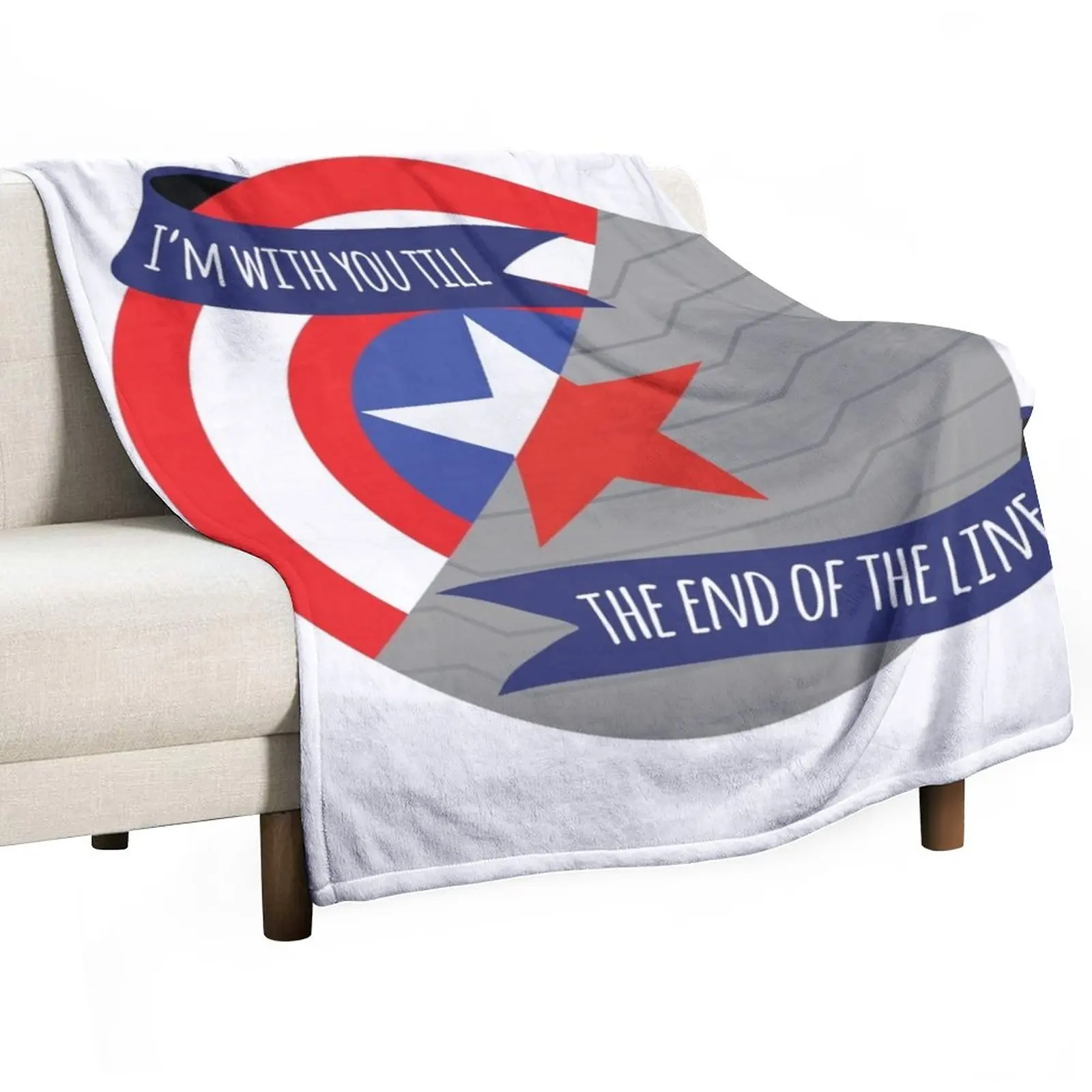 I'm With You Till the End Of The Line - Stevebucky Throw Blanket For Sofa Flannels Blanket Custom Blanket