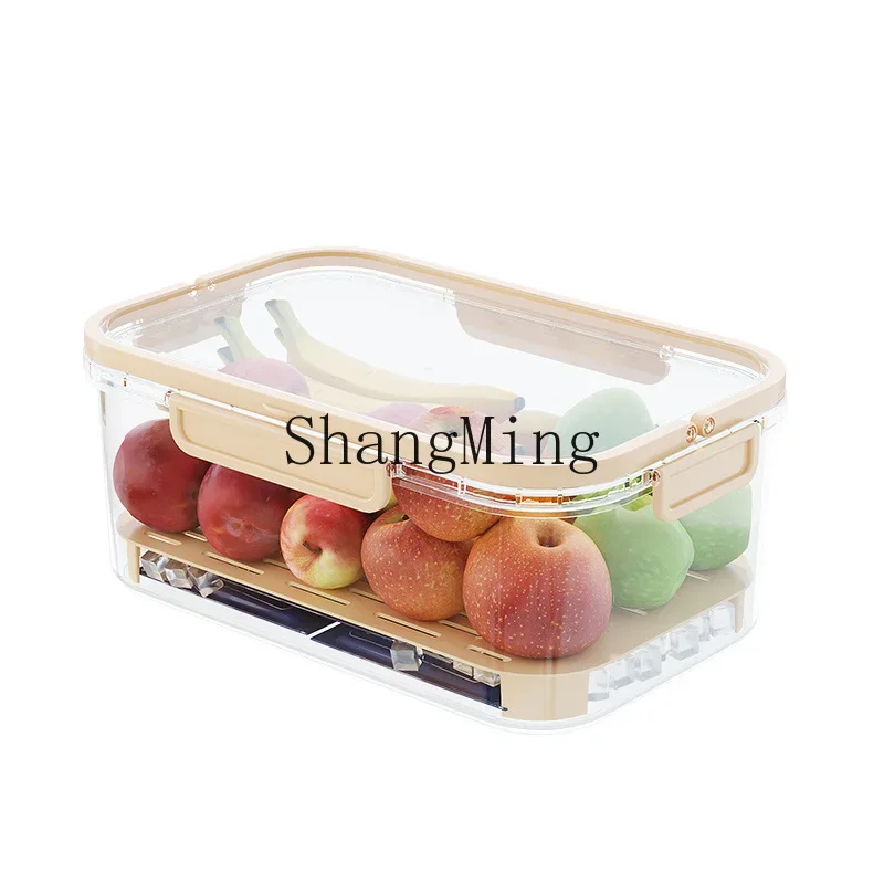 CLL portable double-layer crisper, multigrain vegetable refrigerator available, fruit storage box