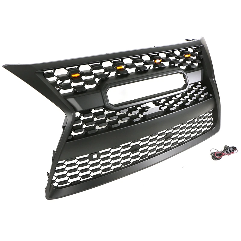 2014-2021 Auto Parts ABS Front Grille With Light Fit For Lexus GX460 Harrie