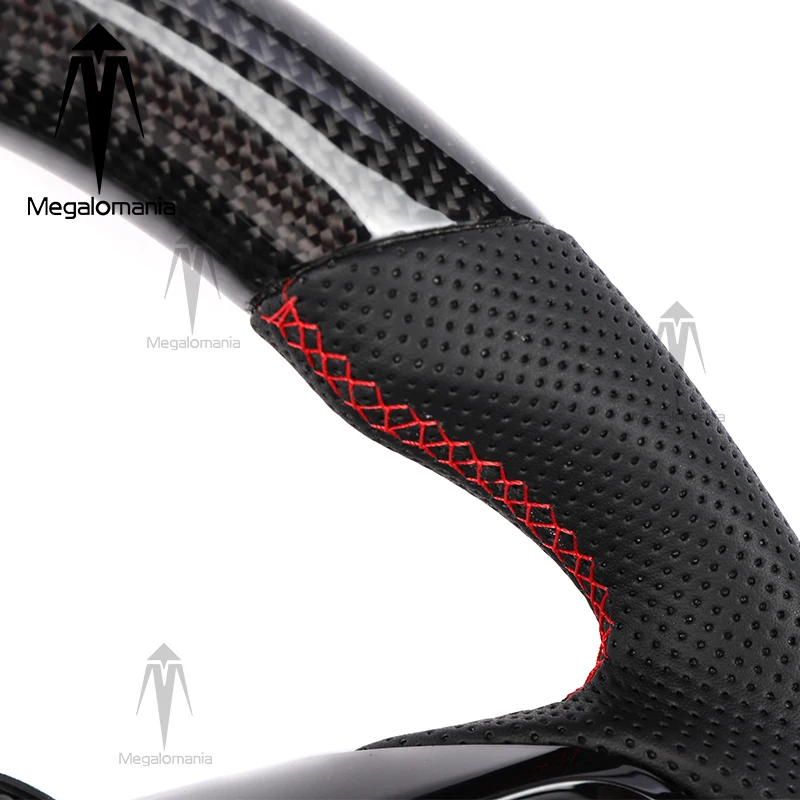 Real Carbon Steering Wheel Fit For Toyota Land Cruise Toyota Prado LC300 LC200 GR Complete Steering Wheel view 5