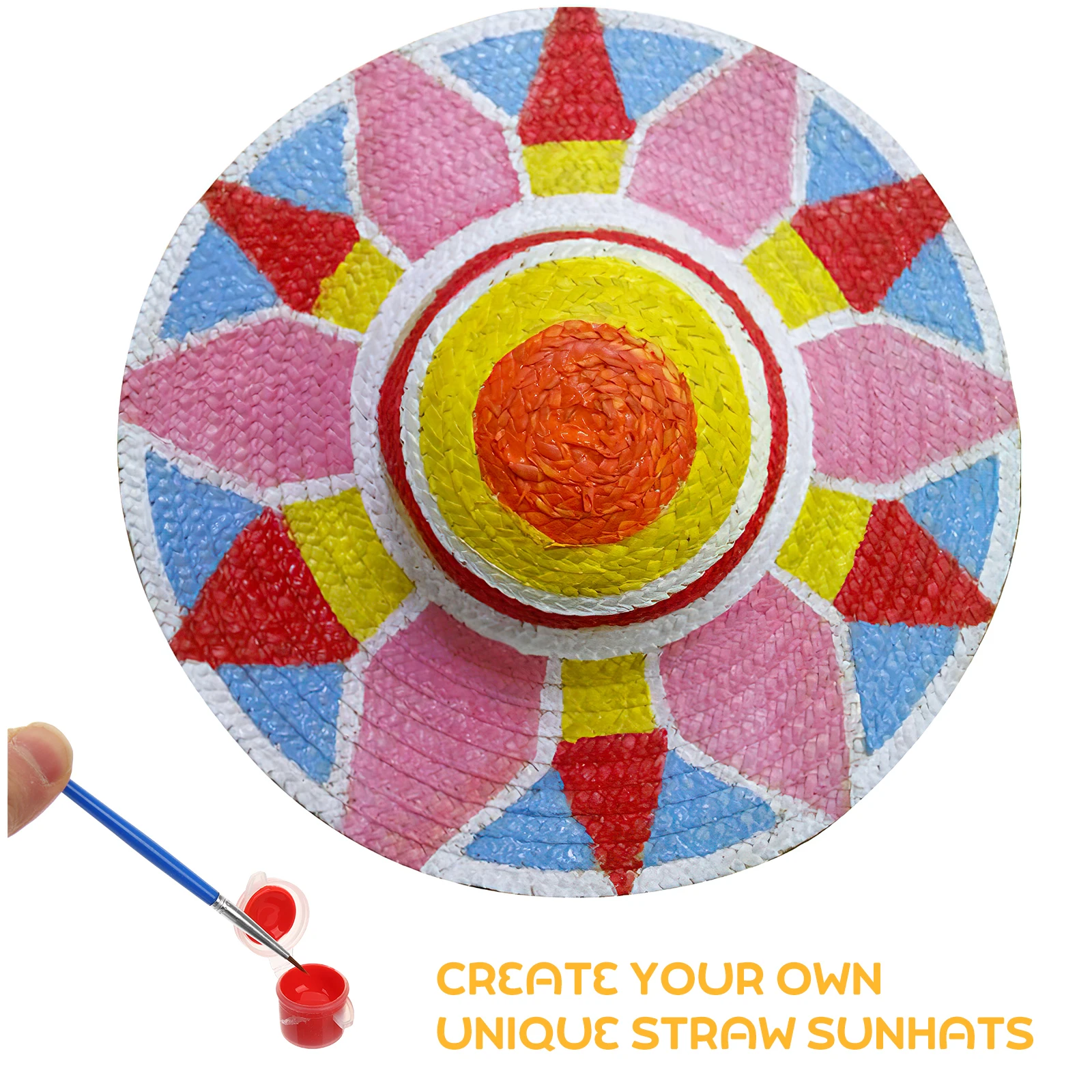 

children diy straw hat kids straw hat kids painting straw hat diy craft straw hat straw hat for kids painting