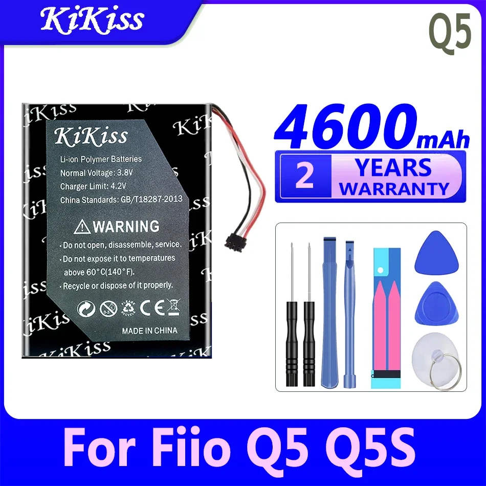 

KiKiss Powerful Battery for Fiio Q5 and Q5S Digital Batteries, 4600mAh