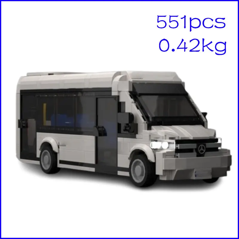 ชุดของเล่นประกอบโมเดลรถบรรทุก รถตู้ รถบัส และอื่นๆ แบบ DIY รุ่น MOC-130692 ตัวต่อขนาดเล็ก ของเล่นเสริมพัฒนาการ ชุดของขวัญ ของตกแต่ง