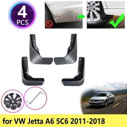 for VW Volkswagen Jetta A6 5C6 Mk6 2011~2018 Mudguards Mudflap Fender Mud Flaps Splash Guards Accessories 2012 2013 2015 2016