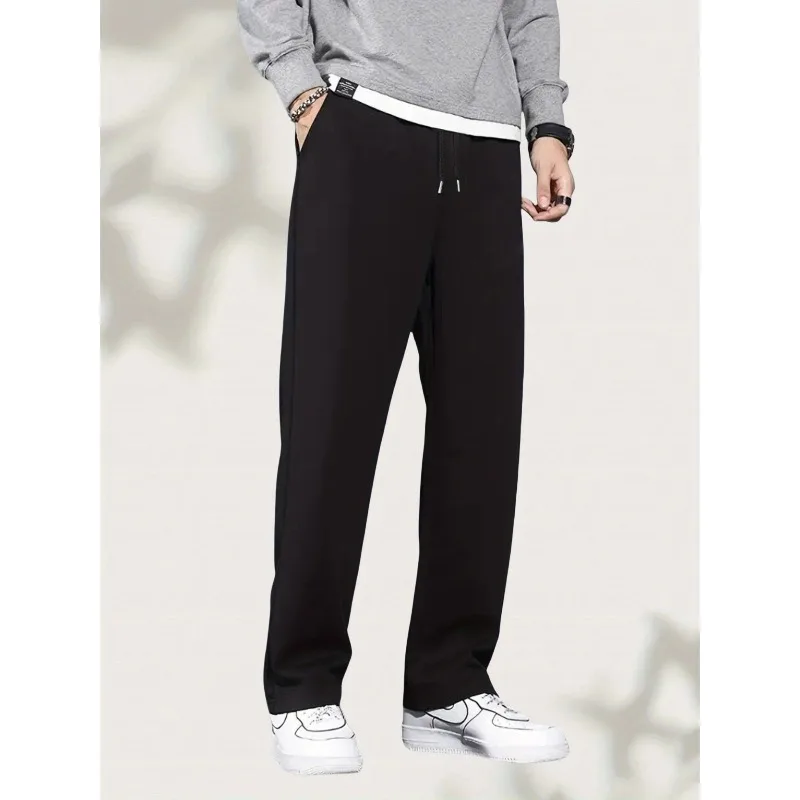 

Men's Casual Sports Comfortable and Simple Straight Leg Pants, The Perfect Choice for Outdoor Wear in Autumn and Winter