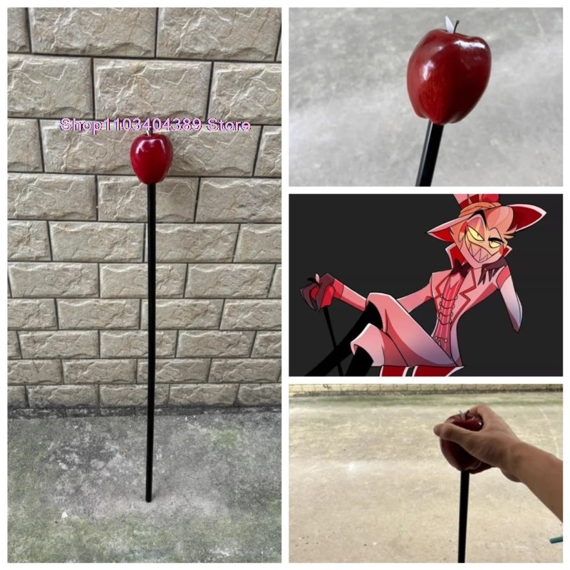 

Apple Staff Handmade Cos Props Adult Woman Disguise Hazbin Anime Figures Hotel Women's Cosplay Lucifer Clothes Halloween Costume