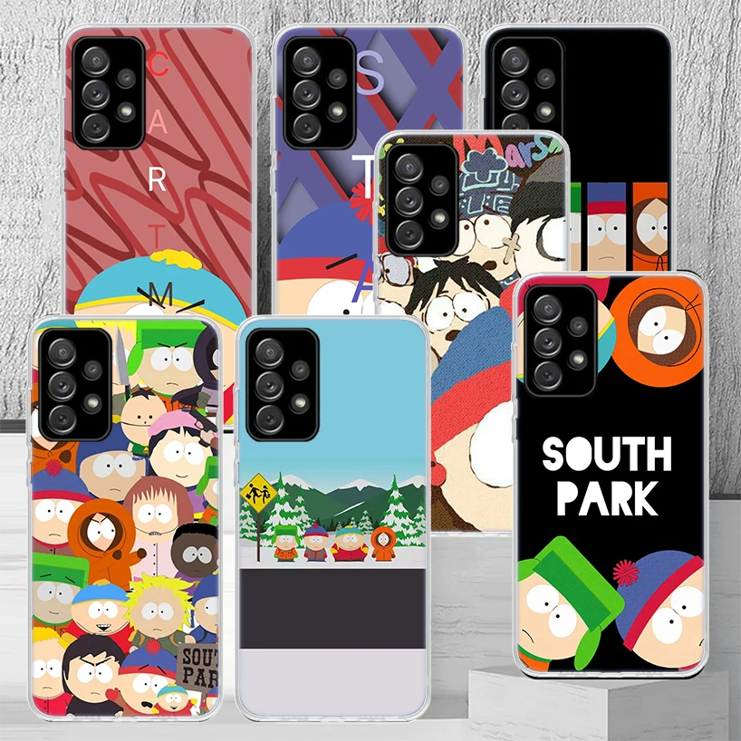 Cartoon S-South P-Parkes Phone Case Fundas For Samsung Galaxy A51 A50S A71 A70 A41 A40 A31 A30S A21S A20E A11 A10S A01 A6 A7 A8