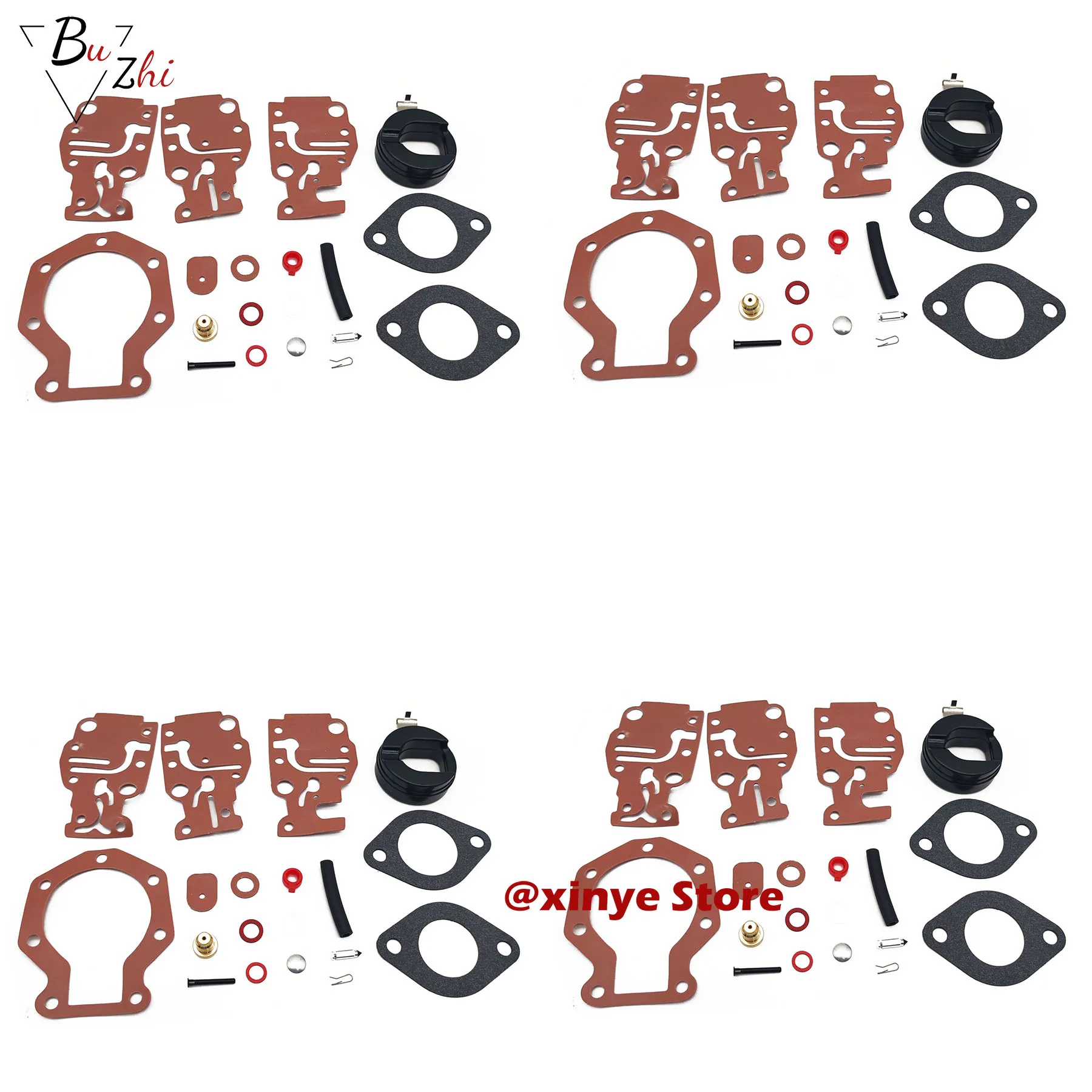 Carburetor repair kit floating needle  seat gasket parts For Johnson Evinrude 439073 431897 6 8 9.9 15 20 HP