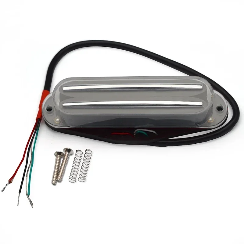 ST Style Humbucker Twin Blade Pickup Mini Humbucker Double track 9K for F/D S/T Electric Guitar Replacement Multi Colour