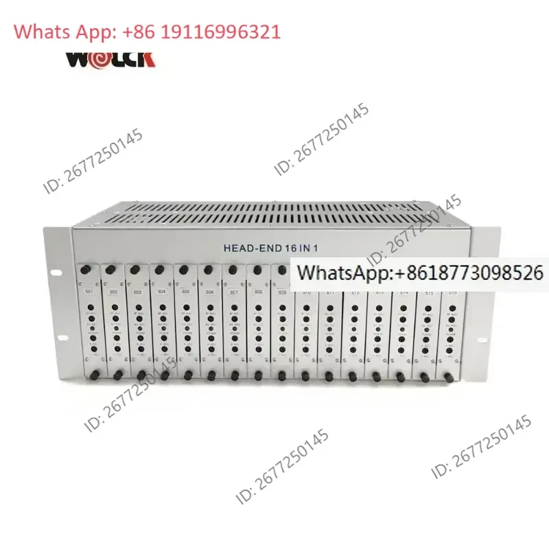 16 Channel Fixed Modulator AV TV Hotel Cable TV Front System RF Modulator
