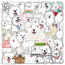 10/30/50pcs Kawaii Samoyed Cartoon Stickers Funny Animal Anime Sticker Suitcase Bike Notebook Skateboard Dog Decal Kid Toys Gift