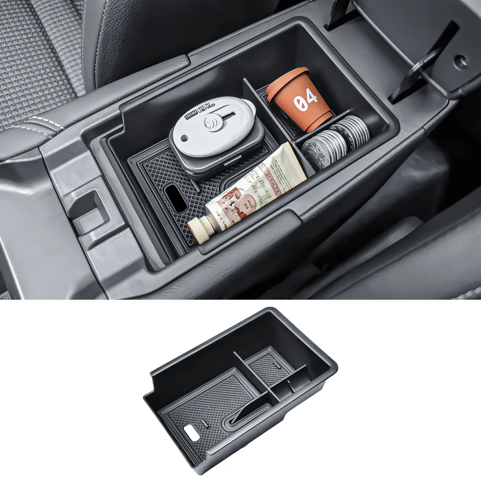 

Center Console Storage Tray for 2025 Nissan Kicks Accessories Center Console Organizer Armrest Box Storage Interior Accessories