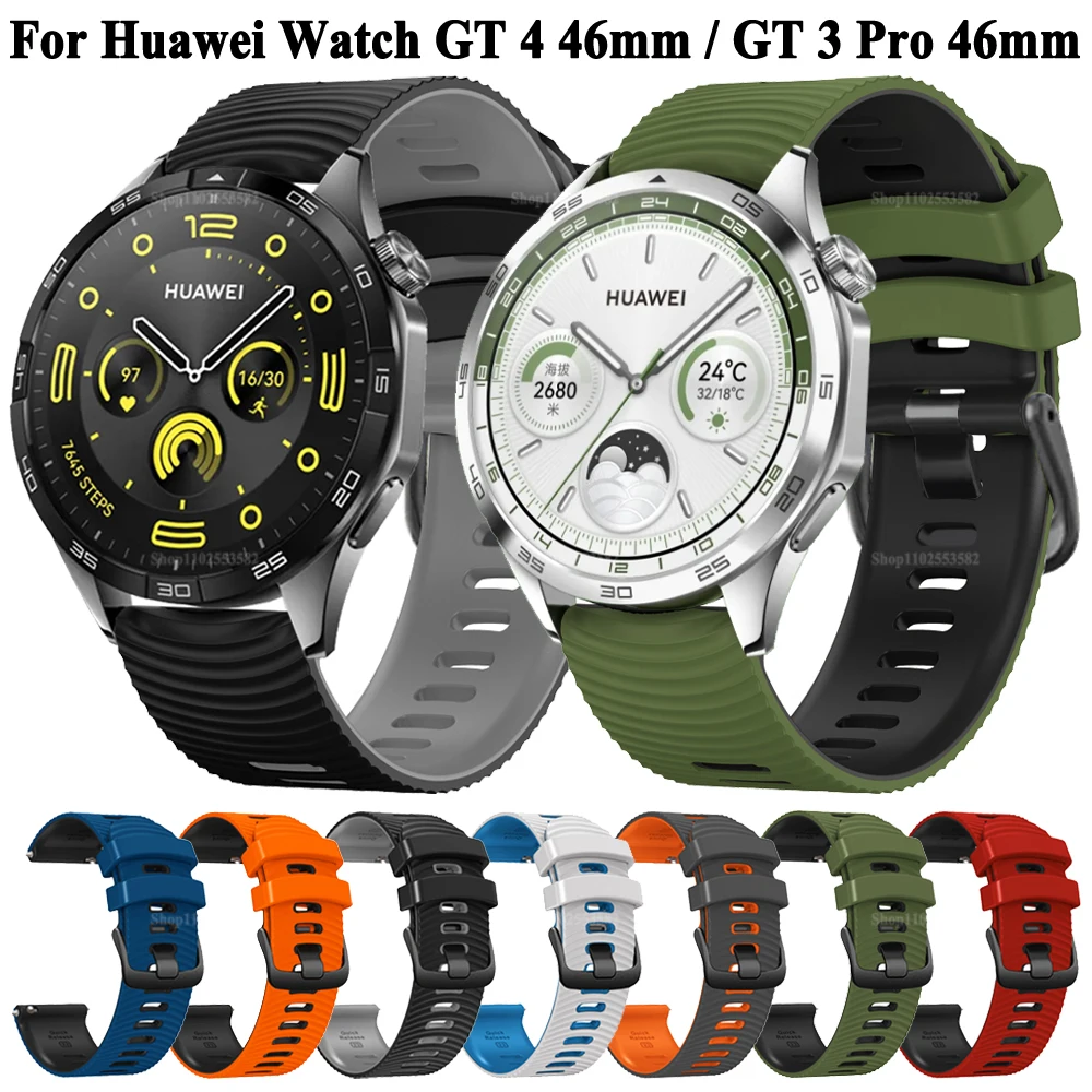 

Ремешок для часов Huawei Watch GT4 GT 4 46 мм GT3 Pro 46 мм GT2 46 мм GT 2 Pro, браслет для смарт-часов, Ширина 22 мм