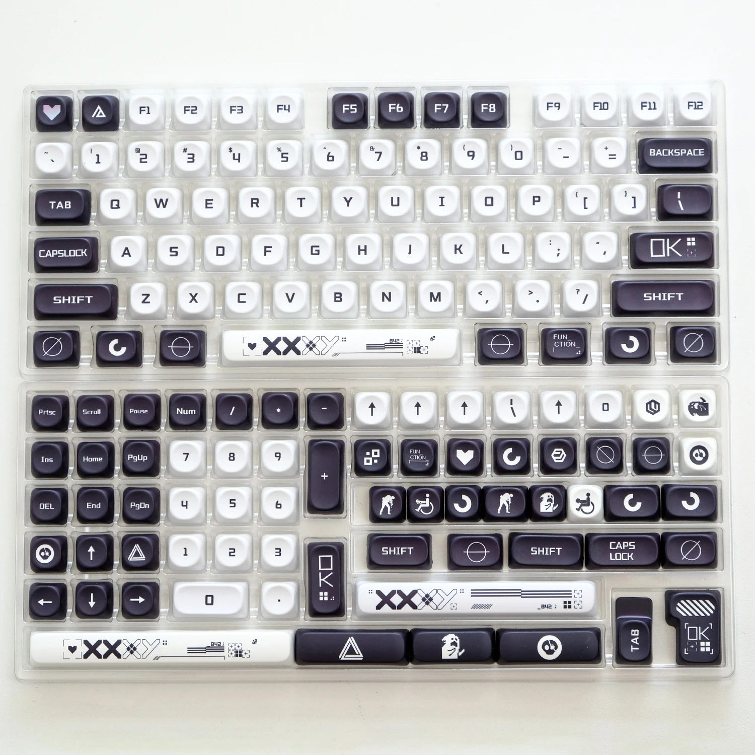 Kbdiy 64/87 tasten/set koa keycap print stream tastatur tasten kappen pbt ähnliches moa profil iso 7u space bar tasten kappen für gmk67/ – Detail 2