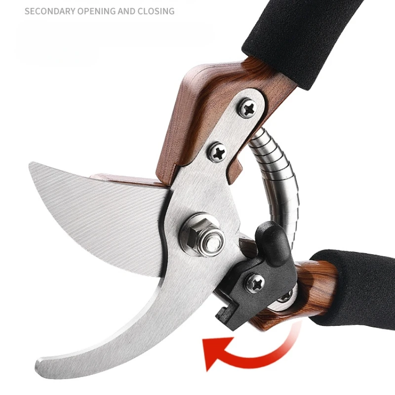 مقصات تشذيب حادة وغير قابلة للانزلاق للنباتات الخضراء وبساتين الزهور وتطعيم المناظر الطبيعية أداة مقصات البستنة المتخصصة #6