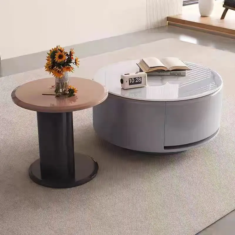 @#2026 Simple Home Furniture Coffee Tables Round Small Tea Table Wholesale Cheap Price Center Table