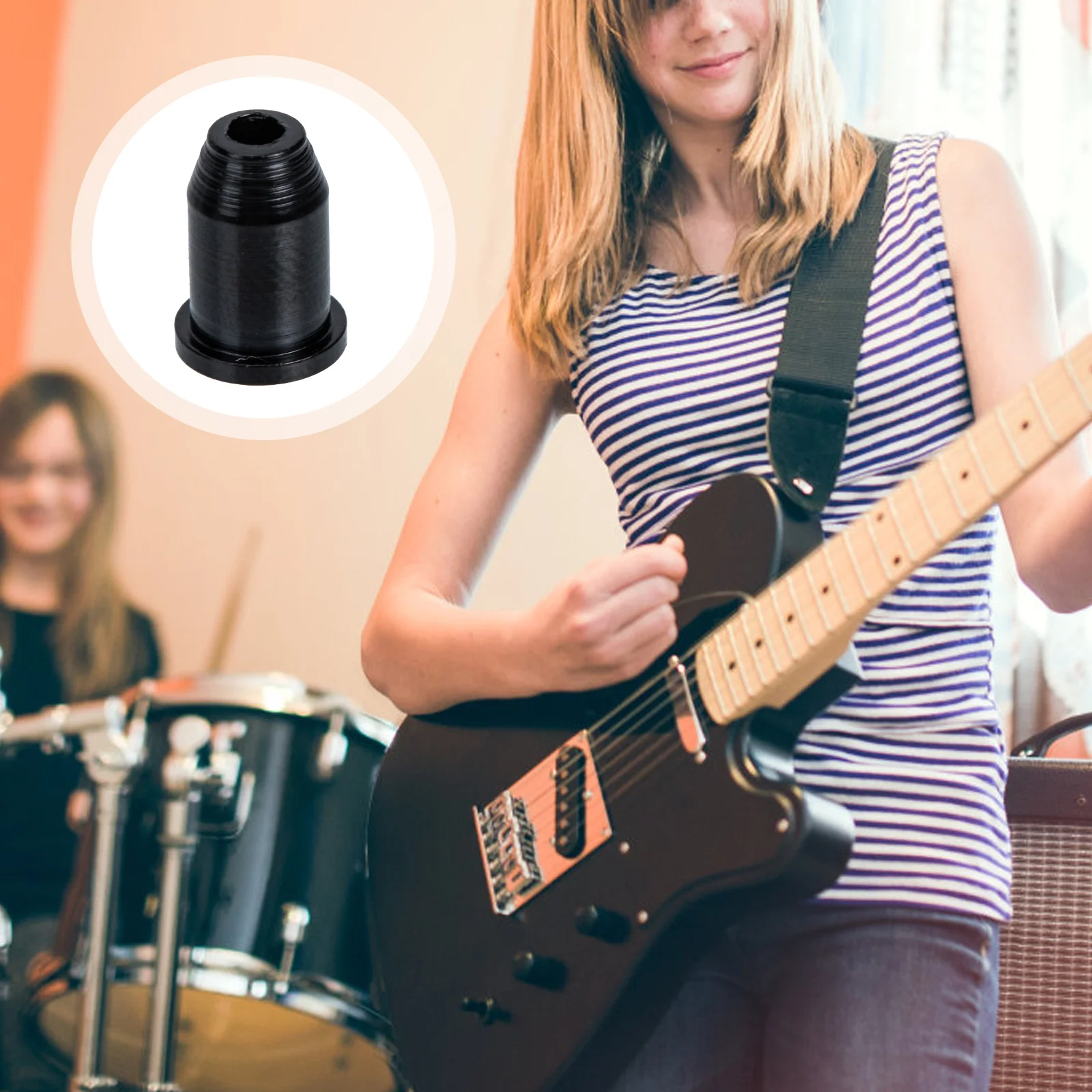 

18pcs Retainers Electric Guitar String Holders Iron String Fixator Ferrules Bridge Buckle For Guitar Parts Accessories