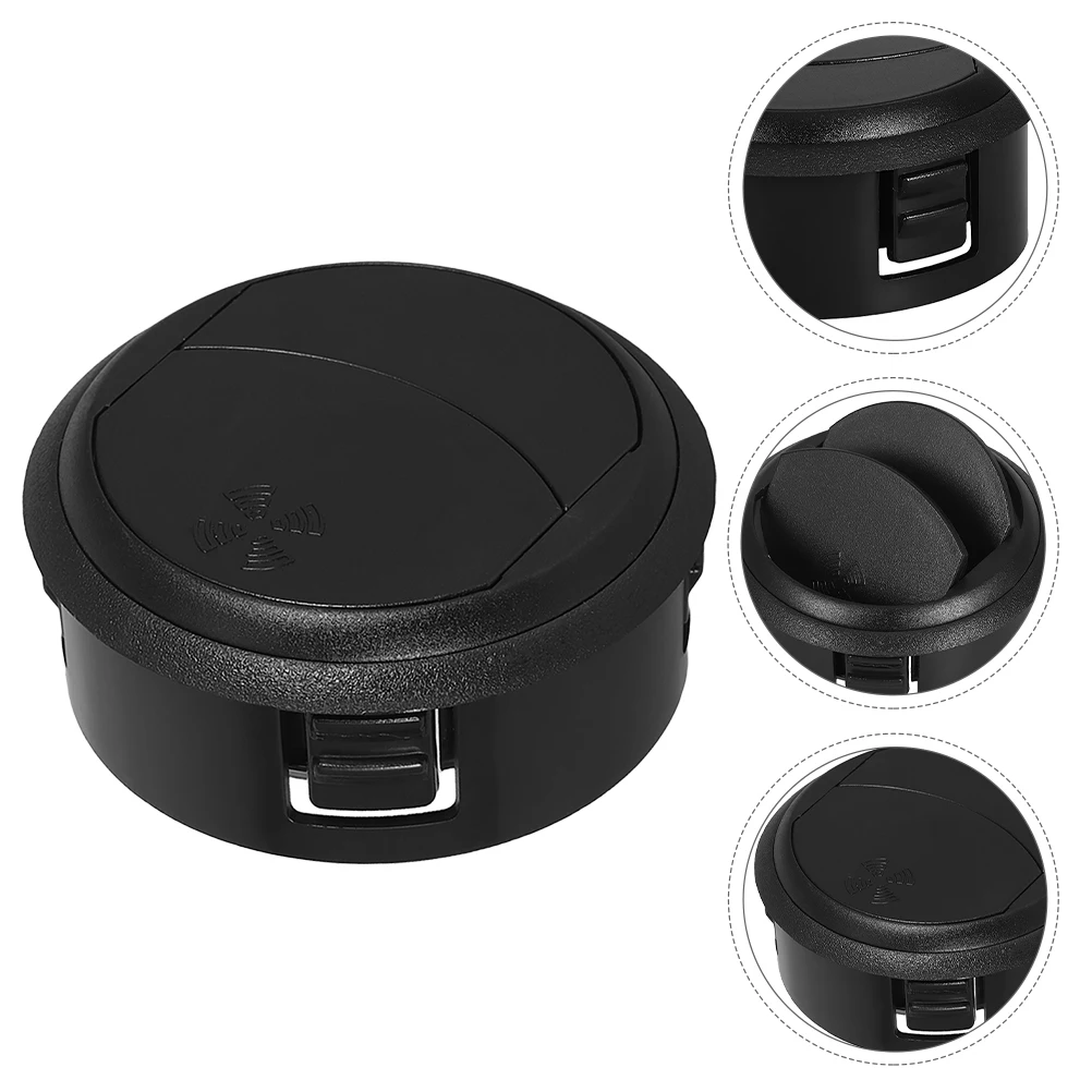 

2pcs RV Conditioning Outlet Grille Car Vent Shield Cover Yacht Air Conditioner Deflector Round Air Outlet Durable for Vehicles