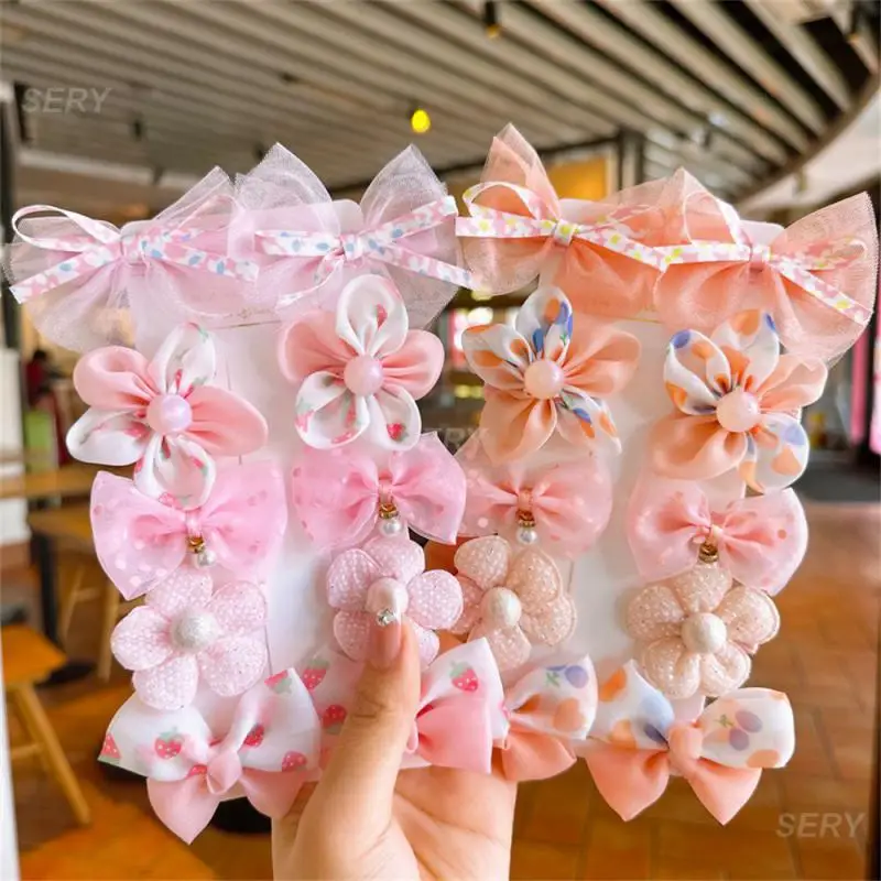 Bow Hairpin Material Safety Fabric Baby Girl Hair Accessories Children's Hairpin Lovely Hair Clip Essential Hairpin Bow Knot