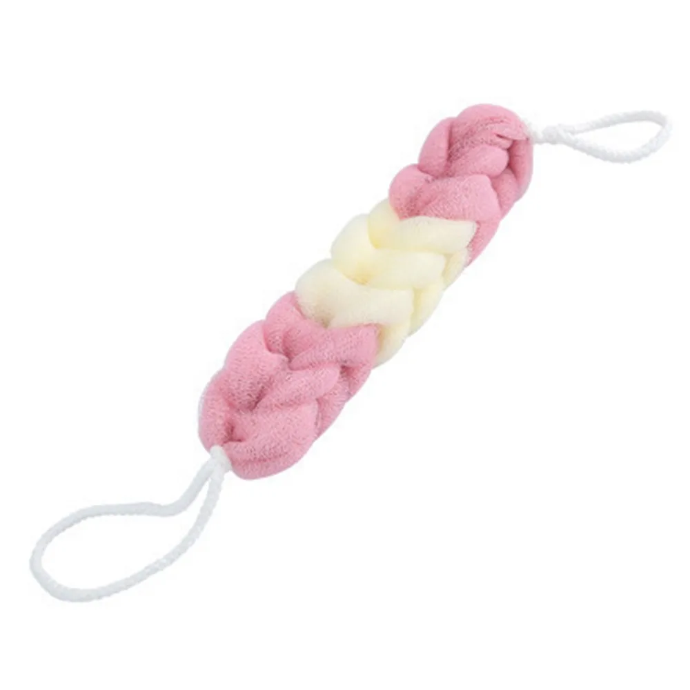 Simple Colour Block Bath Sponge Foaming Mesh Foaming Net Soft Exfoliating Mud Rubbing Bath Balls Skin Care