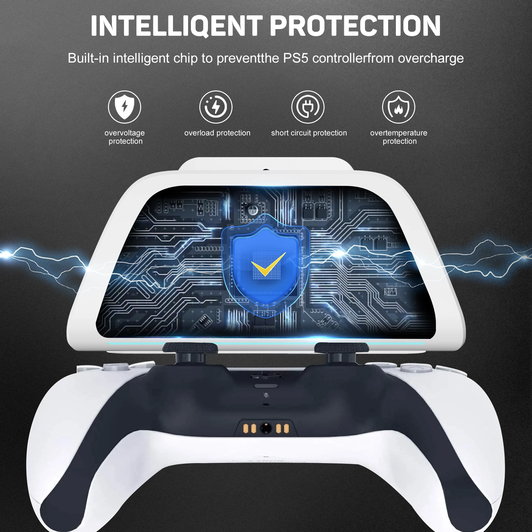 Linyuvo Km05 Oplader Voor Sony Ps5 Playstation5 Controller Opladen Stand Dock Station Accessoires Gamepad Ondersteuning Houder
