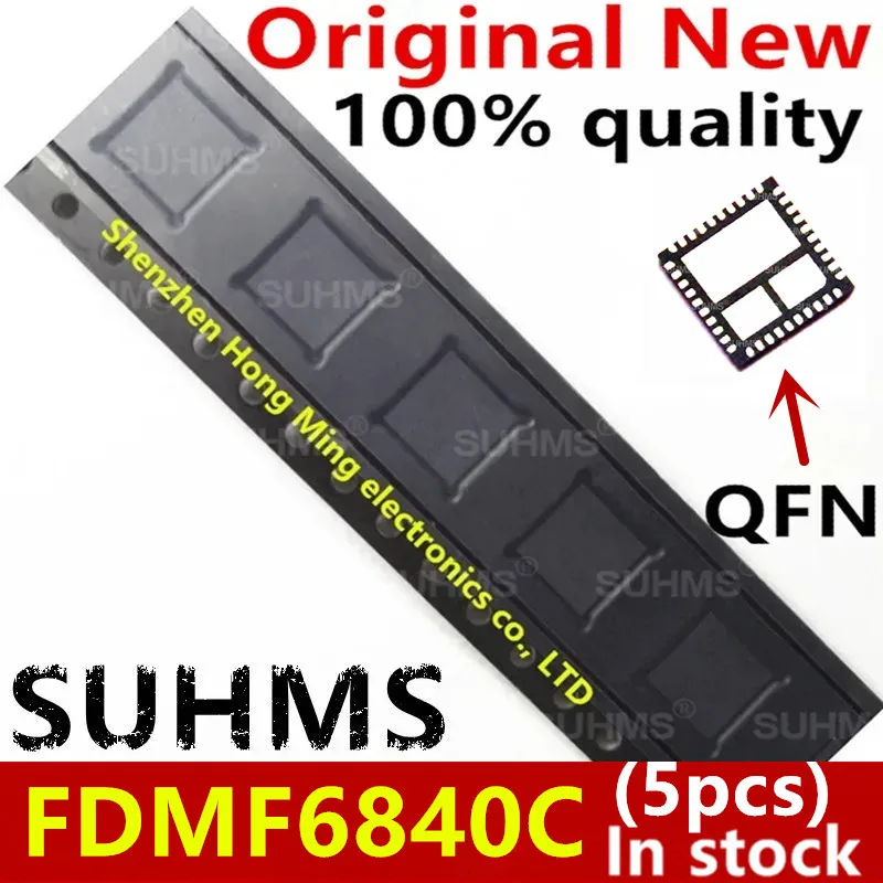 

(5pece)100% New FDMF6840C FDMF 6840C QFN-40